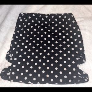 Forever 21 Polka Dot Mini Skirt Size Medium